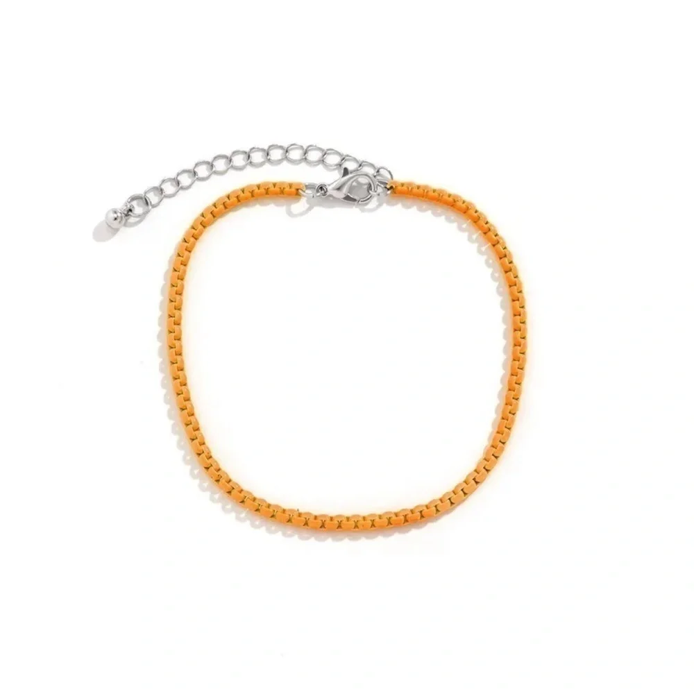 N/A orange enameled